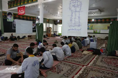 اردوی جهادی در منطقه محروم کوهسرخ
