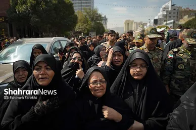 گزارش تصویری | تشییع شهید 