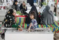 ویدیو| جشن متفاوت روز دختر در گلزار شهدای میناب