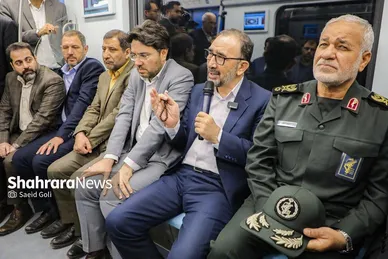 عملیات «تست‌گرم» بخش اول خط سوم قطار شهری مشهد