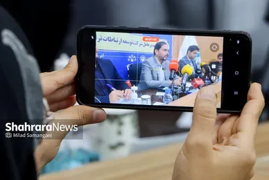 گزارش تصویری | نشست خبری مدیرعامل شرکت توسعه ارتباطات ترافیکی شهرداری مشهد