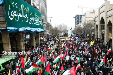 گزارش تصویری | راهپیمایی جمعه نصر و جشن پیروزی مقاومت فلسطین در مشهد