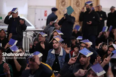مراسم احیای ناشنوایان در حرم مطهر امام رضا(ع)