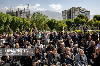 گزارش تصویری | مراسم بدرقه پیکر بهروز رضوی