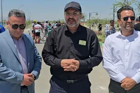 برگزاری مسابقات لیگ استانی دوچرخه&zwnj;سواری در بوستان کرامت مشهد