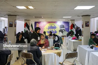 هنرنمایی دختران نوجوان مشهدی در حمایت از شهدای نوجوان غزه و لبنان