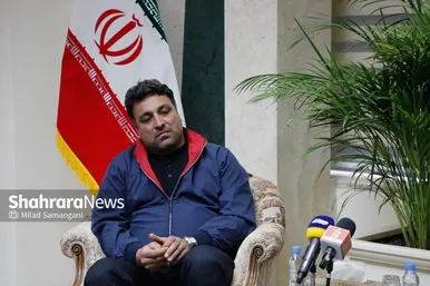 گزارش تصویری | دیدار احسان حدادی، رئیس فدراسیون دوومیدانی، با شهردار مشهد مقدس
