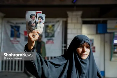 گزارش تصویری | سی‌وچهارمین خروش شبانه مشهدی‌ها در حمایت از نیروهای مسلح