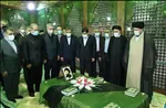 تجدید میثاق رئیس‌جمهور و اعضای دولت با آرمان‌های امام (ره) و شهدا + ویدئو و تصاویر