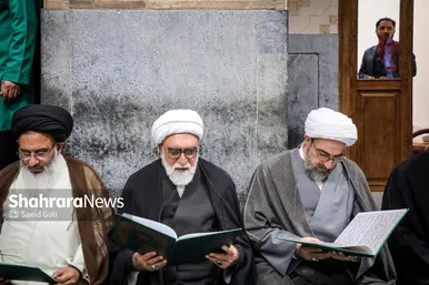 گزارش تصویری | مراسم چهلمین روز شهادت وزیر اطلاعات دولت چهاردهم در حرم مطهر رضوی برگزار شد (۱۰ اردیبهشت ۱۴۰۵)