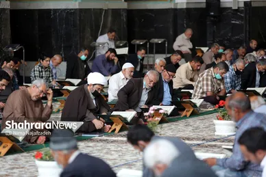 ترتیل خوانی قرآن کریم در مسجد گوهرشاد حرم مطهر رضوی