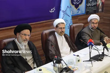 گزارش تصویری | دیدار محمدرضا قلندر شریف ،شهردار مشهد با حجت الاسلام زرندی رئیس کل دادگستری استان خراسان رضوی