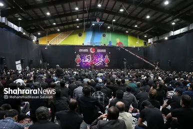 مراسم احیاء شب ۲۱ ماه رمضان و وداع با پیکر شهید گمنام در شهرک شهید رجایی
