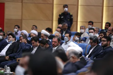 مراسم گرامیداشت شهید حجت‌الاسلام «سیدرضا کامیاب» با حضور رئیس مجلس شورای اسلامی