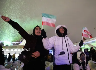 گزارش تصویری|پخش زنده و ۳۶۰ درجه مسابقه فوتبال ایران و ازبکستان در میدان شهدای مشهد