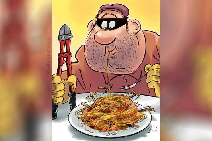 کاریکاتور | معاون سازمان راهداری: افزایش کابل دزدی عامل خاموشی جاده های کشور
