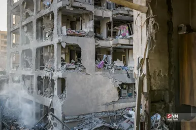 عکس| تصاویر تلخ از حملات موشکی دشمن به منازل مردم در «محمدشهر» کرج