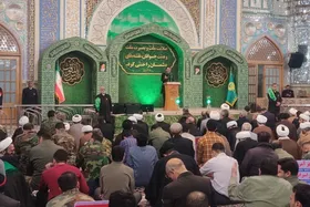 مراسم بزرگداشت &laquo;۹ دی&raquo; در حرم مطهر رضوی آغاز شد + فیلم