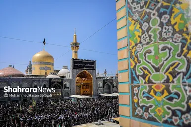 عزاداری روز شهادت امام رضا (ع) در حرم مطهر رضوی