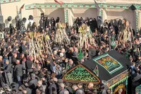برگزاری مراسم «عماری ورپوشم» ویژه ماه محرم توسط بانوان شهرستان خوسف خراسان جنوبی