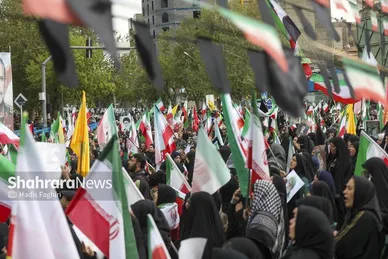 گزارش تصویری | مراسم چهلمین روز شهادت رهبر شهید انقلاب اسلامی در مشهد ۱
