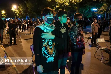 مراسم احیاء شب بیست و یک رمضان در بلوار امامت مشهد