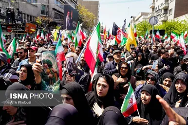 گزارش تصویری | مراسم اربعین رهبر شهید انقلاب در تهران