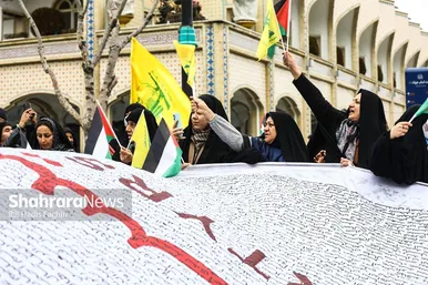 گزارش تصویری | راهپیمایی جمعه نصر و جشن پیروزی مقاومت فلسطین در مشهد