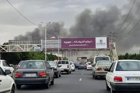 پاساژ ارغوان در فاز ۴ اندیشه تهران دچار آتش&zwnj;سوزی شد + فیلم (۱۵ اردیبهشت ۱۴۰۵)