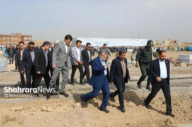 عملیات اجرایی احداث بوستان ۷۳ هکتاری کرامت