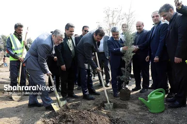 پویش سراسری درخت‌کاری در بوستان جهانشهر