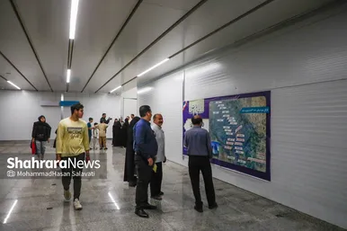 گزارش تصویری | آغاز مسافرگیری فاز یک خط۳ مترو مشهد