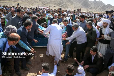 تشییع و تدفین پیکر عثمان محمدپرست در خواف