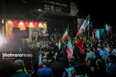 گزارش تصویری | وداع با پیکر سردار شهید حسین ظریفی در دویست‌ودهمین شب اجتماع مشهدی‌ها
