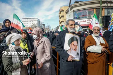 گزارش تصویری | راهپیمایی ۲۲ بهمن ۱۴۰۳ در مشهد - ۲