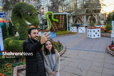 گزارش تصویری | المان‌های نوروزی ۱۴۰۴ در مشهد