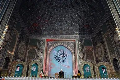 مراسم احیاء شب 23 ماه رمضان در حرم مطهر رضوی