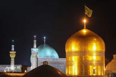 مراسم تحویل سال ۱۴۰۱ در حرم مطهر رضوی
