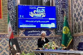مسئول دفتر نمایندگی ولی فقیه سپاه امام رضا (ع): آینده انقلاب اسلامی ایران با حضور مردم در صحنه تضمین شده است
