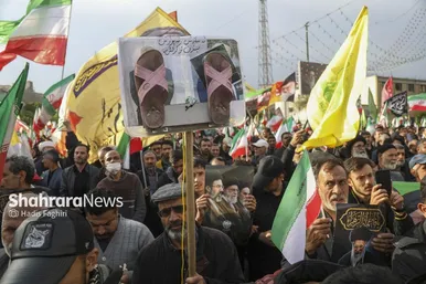 گزارش تصویری | مراسم چهلمین روز شهادت رهبر شهید انقلاب اسلامی در مشهد ۱