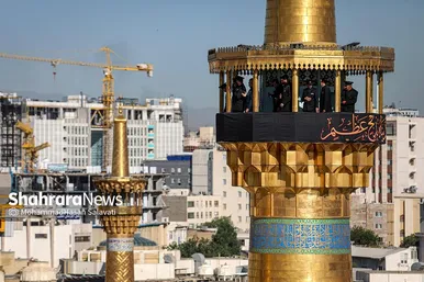 عکس‌هایی از آیین سنتی«صلا» همزمان با اولین روز ماه محرم در حرم مطهر رضوی
