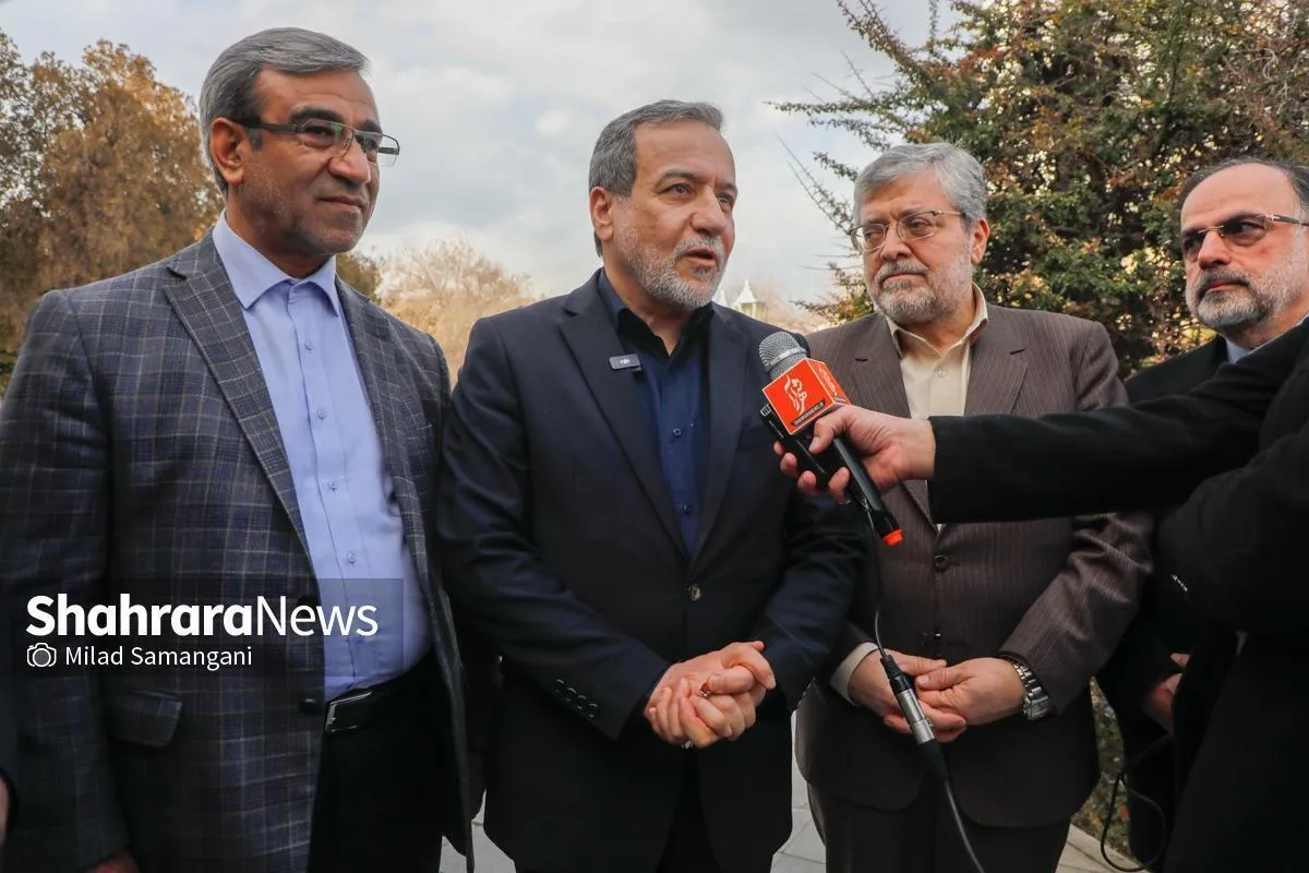 عراقچی: مشهد مرکزی برای سازمان اکو می‌شود| تحت فشار، تهدید و تحریم مذاکره نخواهیم کرد + فیلم