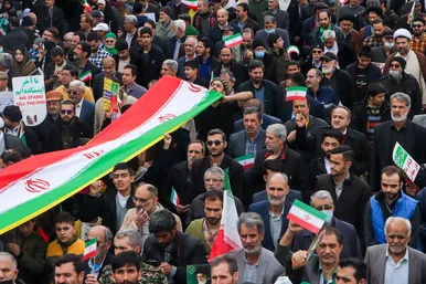 راهپیمایی 22 بهمن در مشهد - 2