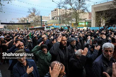 دسته عزای علوی در روز شهادت حضرت علی(ع) در مشهد