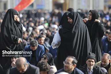 گزارش تصویری | عزاداری شهادت رهبر معظم انقلاب اسلامی، در حرم امام‌رضا(ع) - ۱