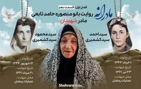 ویدئو | مادرانه، روایتی از دلتنگی مادران شهدا | شهیدان سید کشمیری