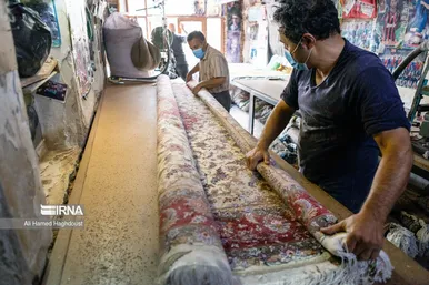 رفوگری و پرداخت قالی هنری فراموش شده
