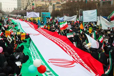 راهپیمایی 22 بهمن در مشهد