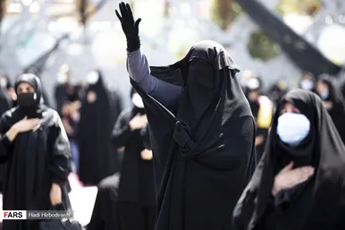 عزاداری و نماز ظهر عاشورا میدان امام حسین(ع) تهران
