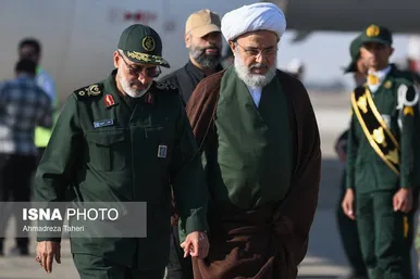 مراسم استقبال از پیکر شهید زاهدی